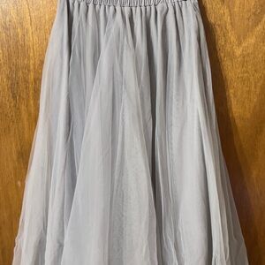 SHEIN Gray A-Line Skirt